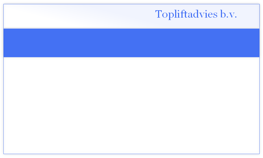                   Topliftadvies b.v.